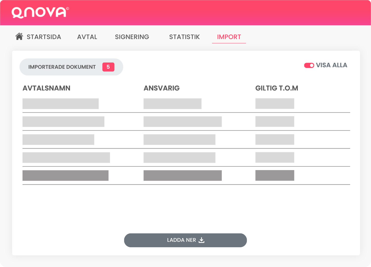 QNOVA email inbox